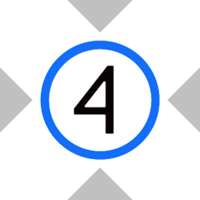 FOURx logo — tokenized Shift4 Payments stock on Solana