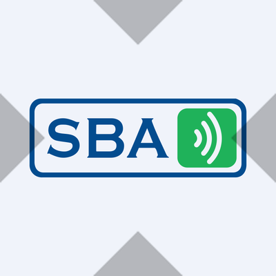 SBACx logo — tokenized SBA Communications stock on Solana